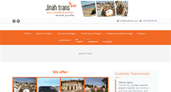 Desktop Screenshot of jinahtrans.com