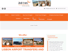 Tablet Screenshot of jinahtrans.com
